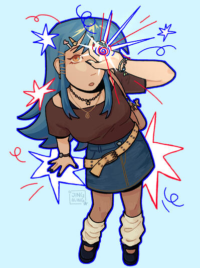 Original character illustration | Reagan