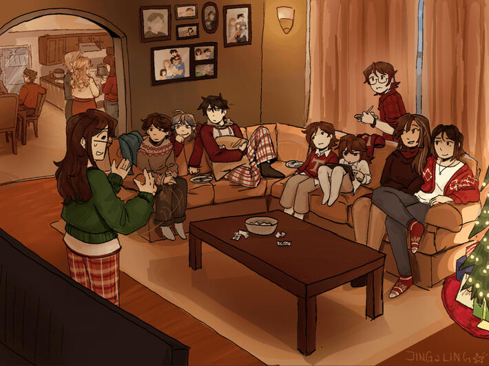 We have no idea what she's doing.